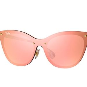 Ray-Ban Blaze Cat Eye - Pink Mirror